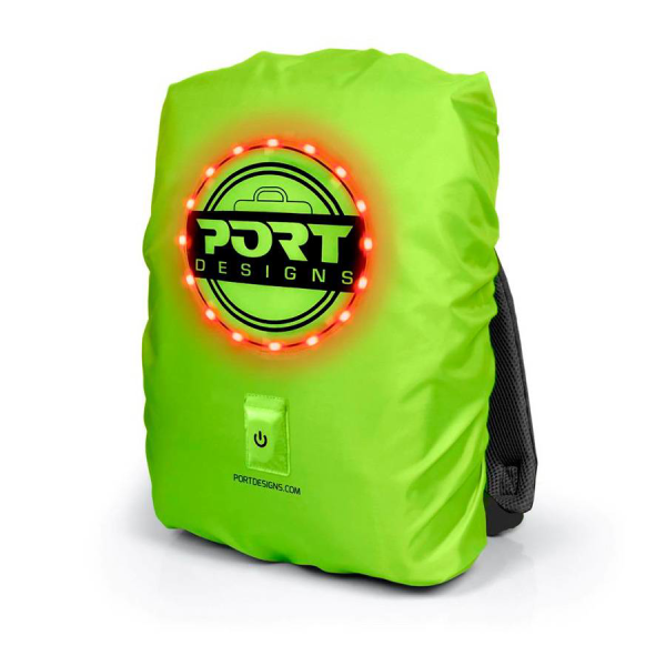 Capa Port Designs Be VISIBL Universal Raincover com LED (2)